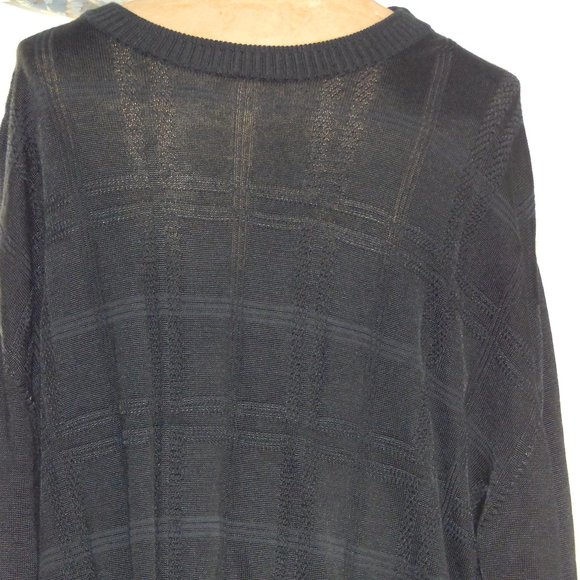 NWT $100 Black Hannah Pullover Sweater TULLIANO XXL 2XL - Picture 1 of 2